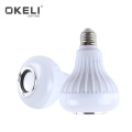 OKELI RGB E27 Remote Control Led Music Bulb Smart Light Speaker Led Blue-tooth Bulb with Speaker